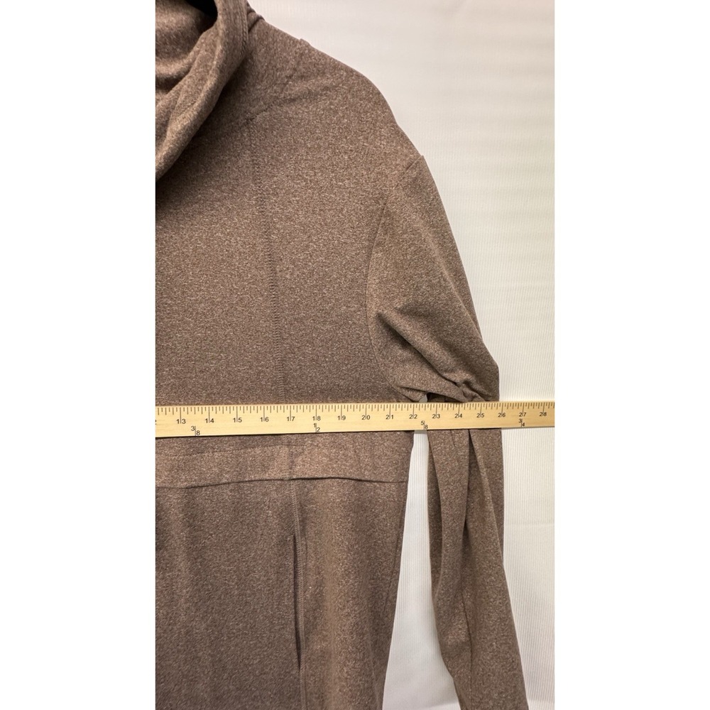 Women's Soft Knit‎ Hoodie Pullover Brown Heather Size L Super Comfy - Picture 8 of 8
